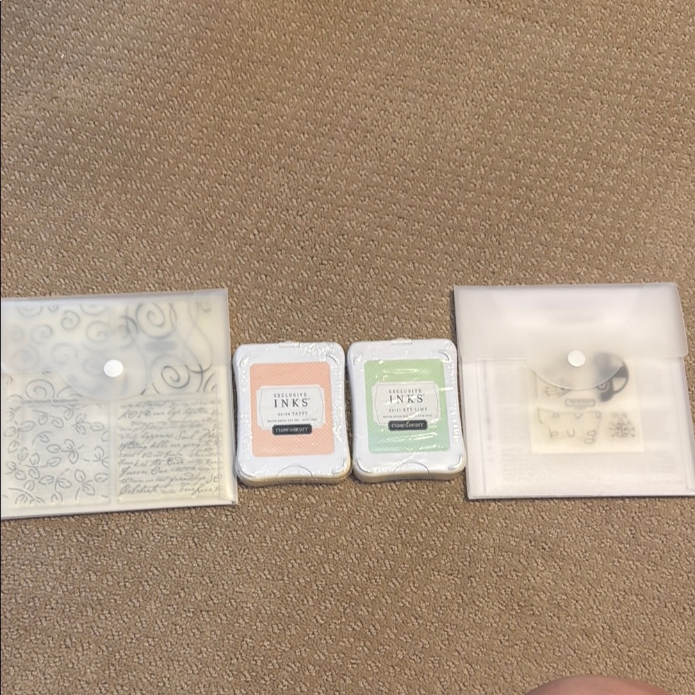 NWT Close to My Heart Stamp Sets and Ink Pads.